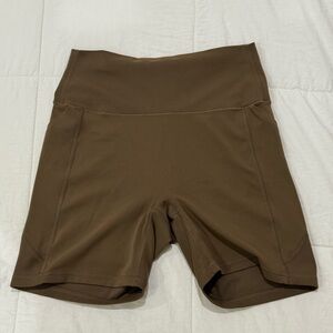 Uniqlo Brown Biker Short